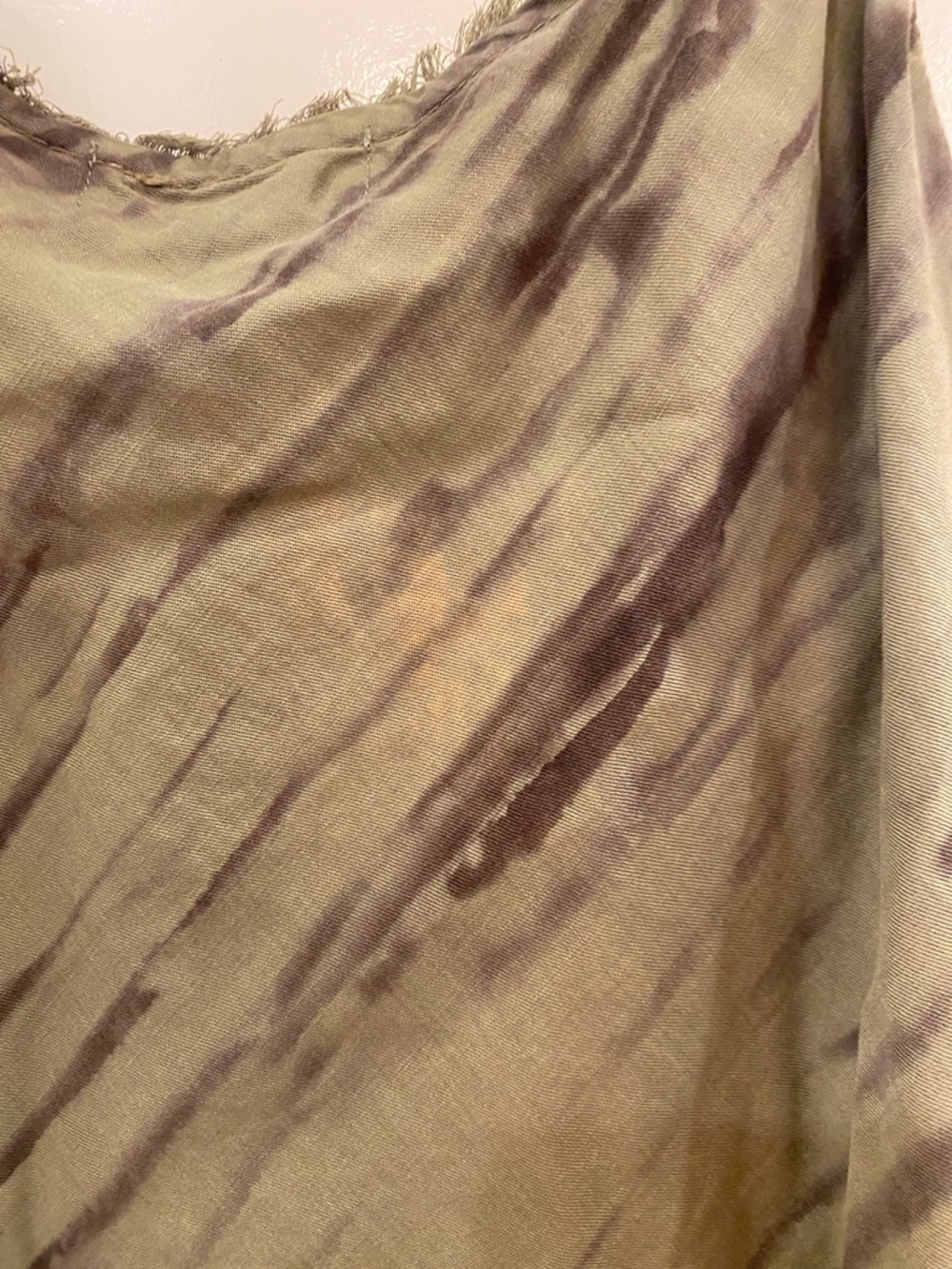 Bella Dahl Olive Green Tie-Dye Camisole - Picture 5 of 6